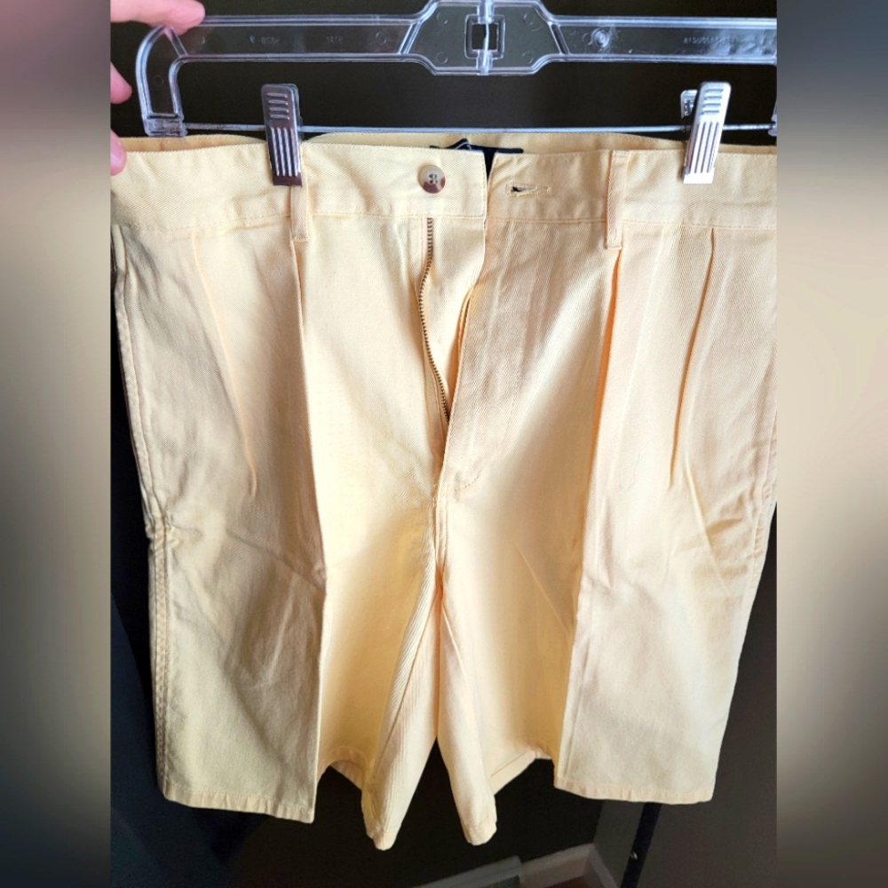 Vintage Polo by Ralph Lauren Short, Waist 30, Pale Yellow